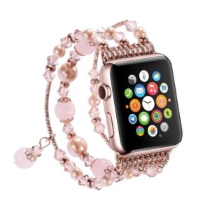 Lúxus Crystal Agate Band For Apple Watch Series